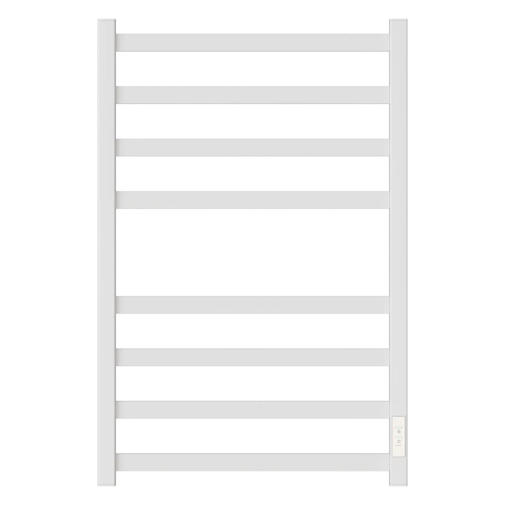 Полотенцесушитель электрический Point Меркурий PN83858W П8 500x800, диммер справа, белый - фото 2 - Point