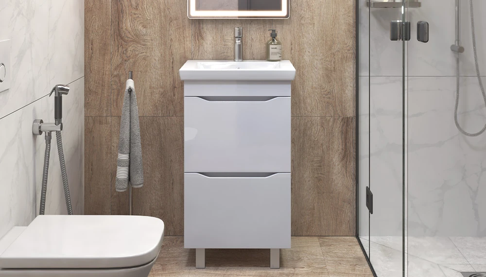 Тумба под раковину Грани 500-0-2 (Como) - фото 2 - VIGO