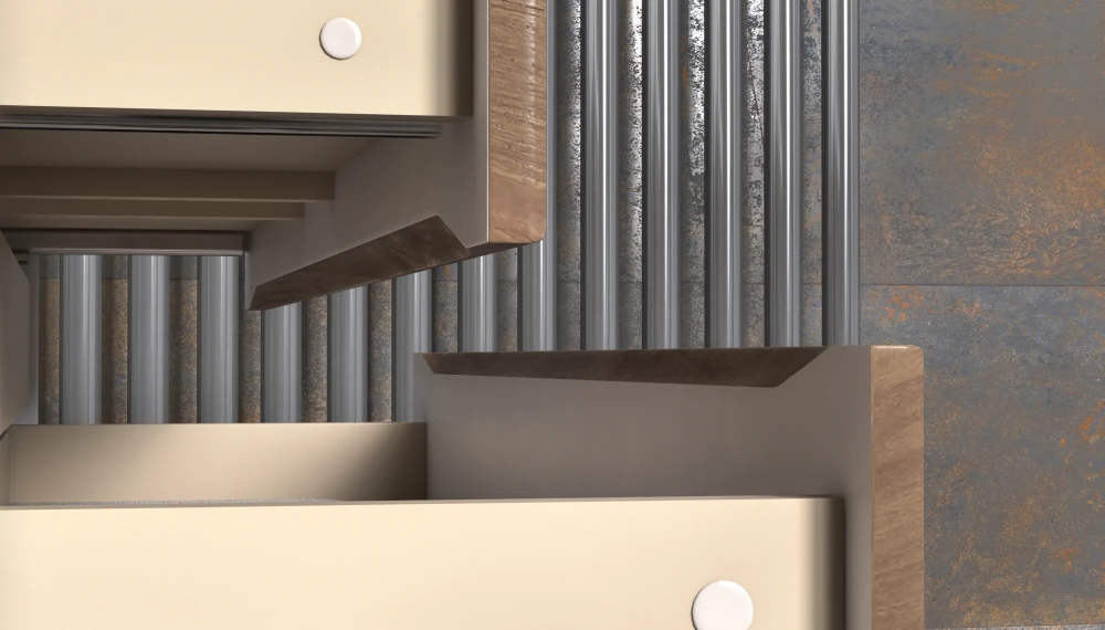 Тумба под раковину Mondi 800-0-2 (Madera Classica Slim) навесная акация темная - фото 5 - VELVEX