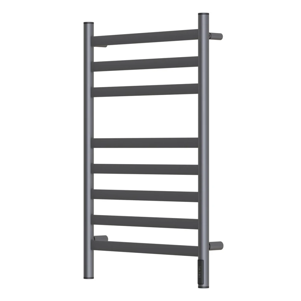 Полотенцесушитель электрический Point Селена PN16858GR П8 500x800, диммер справа, графит премиум - фото 1 - Point
