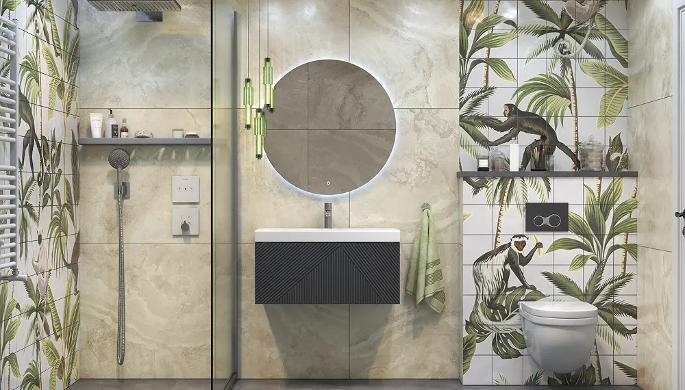 Тумба подвесная EDGE 80.1Y, графит - фото 6 - VELVEX