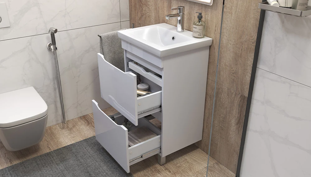 Тумба под раковину Грани 500-0-2 (Como) - фото 3 - VIGO