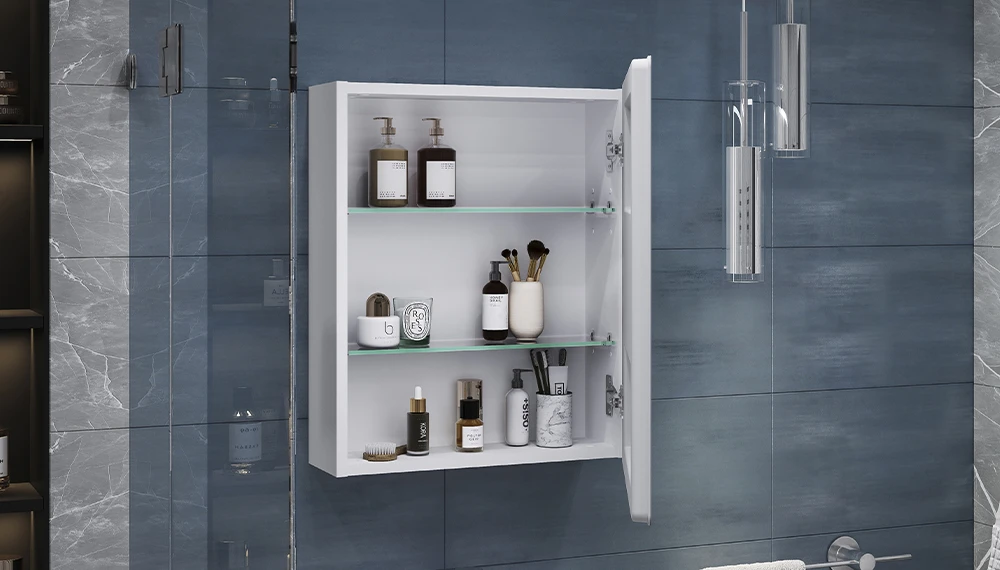 Шкаф навесной Geometry Comfort 500 с зеркалом - фото 5 - VIGO