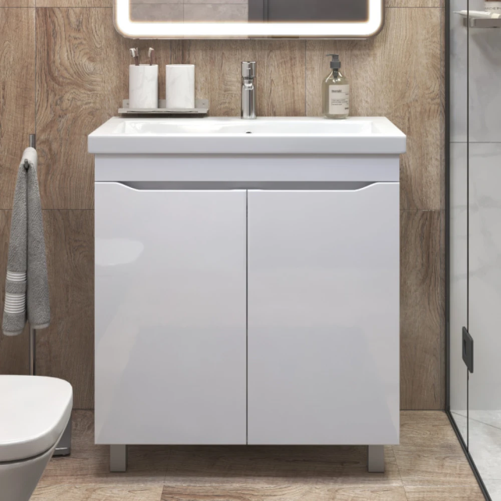 Тумба под раковину Грани 800-2-0 (Como) - фото 1 - VIGO