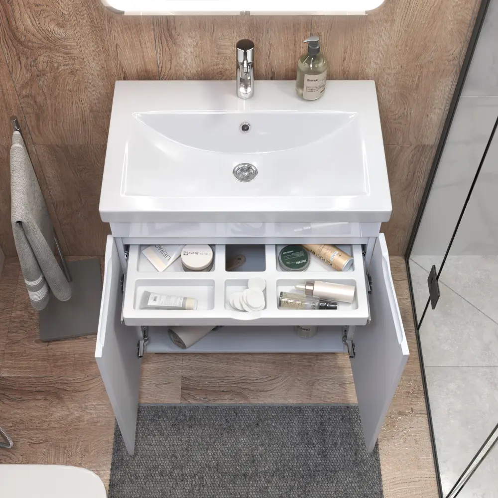 Тумба под раковину Грани 700-2-0 (Como) - фото 3 - VIGO