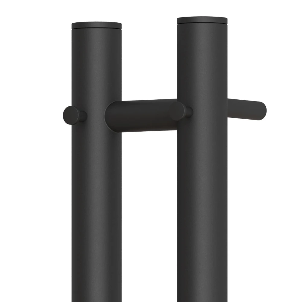 Полотенцесушитель электрический Point Деметра PN12812B П3 80x1200 диммер справа, черный - фото 4 - Point