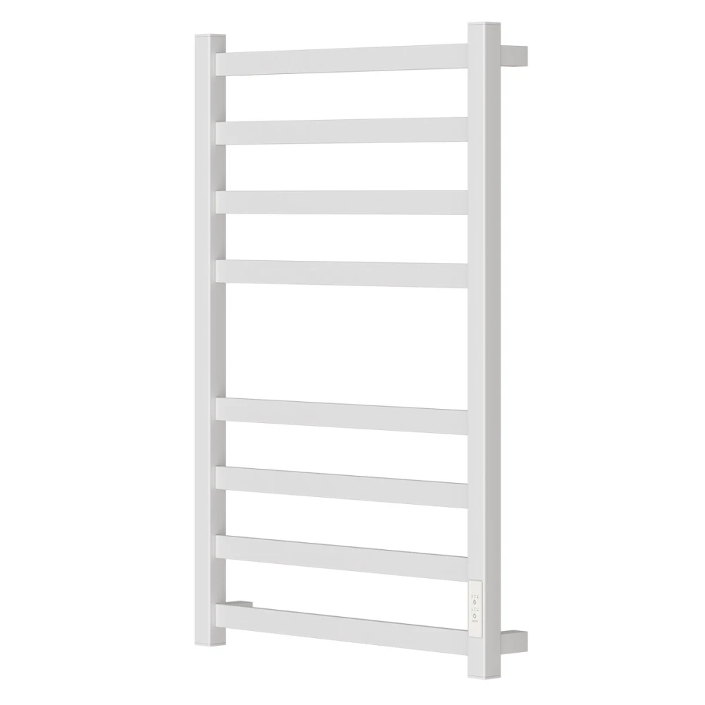 Полотенцесушитель электрический Point Меркурий PN83858W П8 500x800, диммер справа, белый - фото 1 - Point