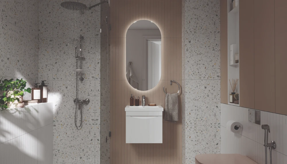Тумба под раковину навесная Vizo 500-0-1 (Como), белый глянец - фото 7 - VELVEX
