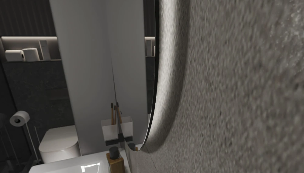 Зеркало Flam Classic 600 - фото 6 - VIGO