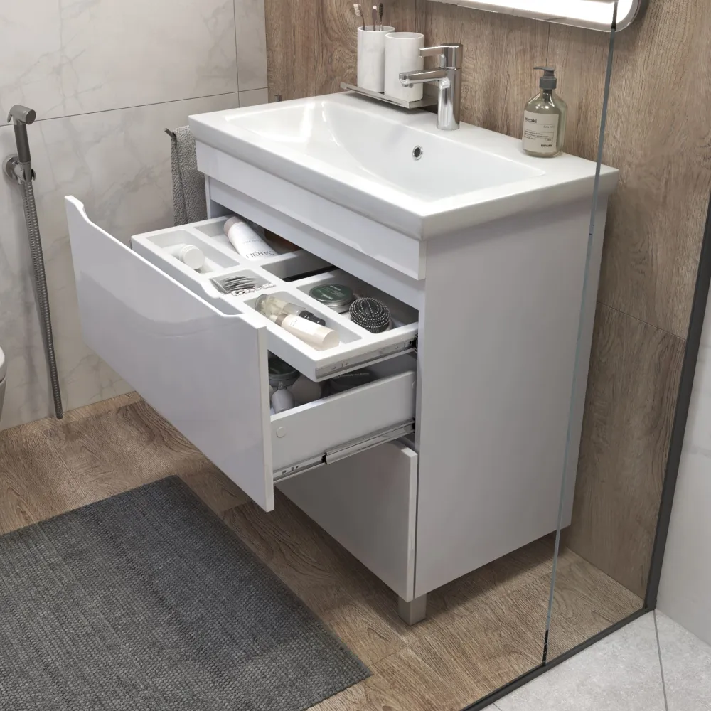 Тумба под раковину Grani 800-0-2 (Como) - фото 4 - VIGO