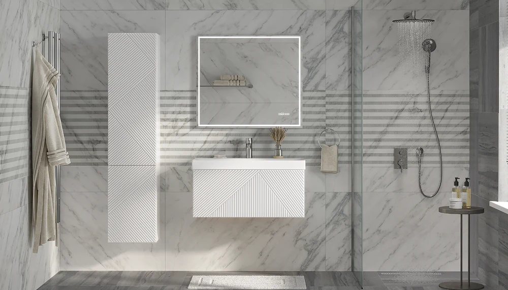 Тумба подвесная EDGE 80.1Y, белый - фото 7 - VELVEX