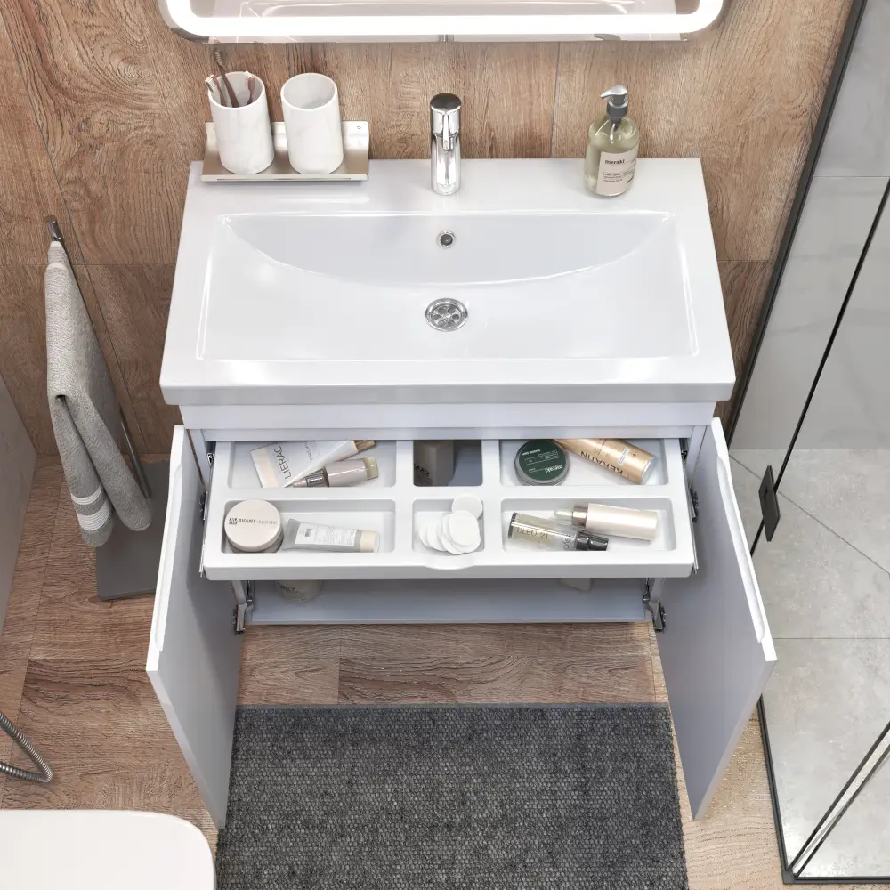 Тумба под раковину Грани 800-2-0 (Como) - фото 3 - VIGO