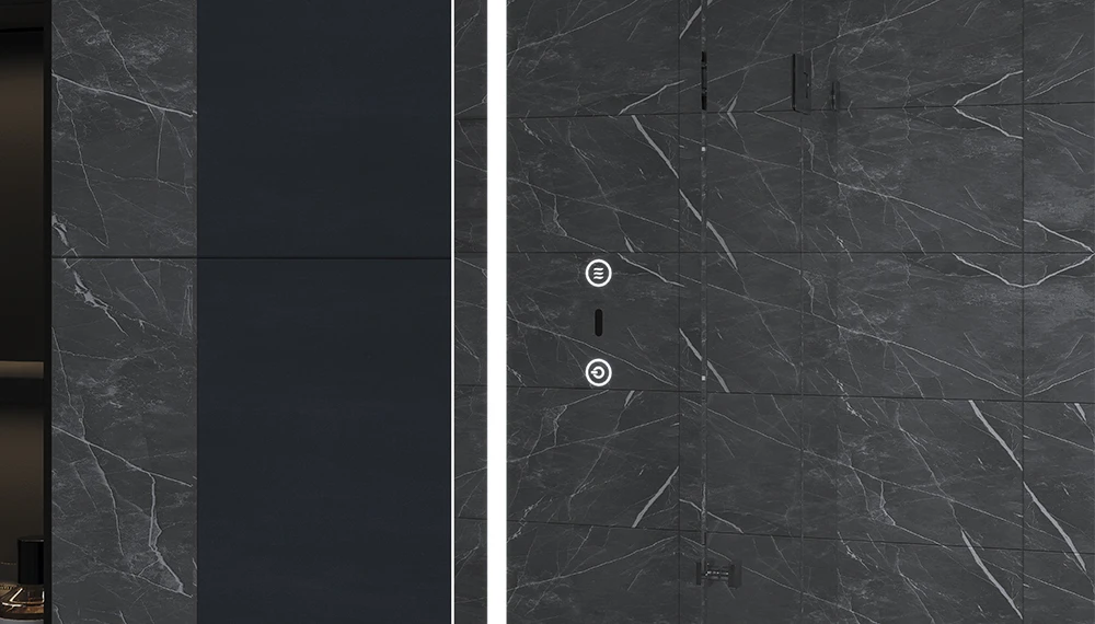 Шкаф навесной Geometry Step 500 с зеркалом - фото 5 - VIGO