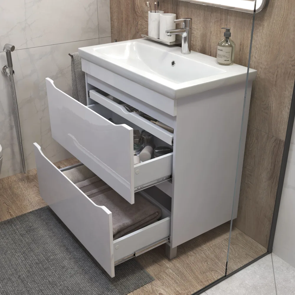 Тумба под раковину Grani 800-0-2 (Como) - фото 3 - VIGO