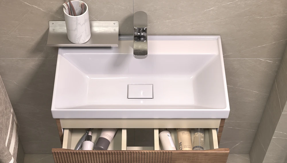 Раковина Classica Slim 60 - фото 4 - VELVEX