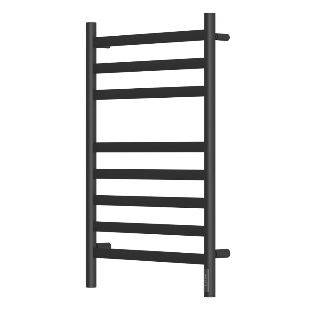 Полотенцесушитель электрический Point Селена PN16858B П8 500x800, диммер справа, черный - фото 1 - Point