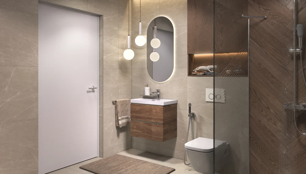 Тумба под раковину навесная Mondi 600-0-2 (Madera Classica Slim) - фото 7 - VELVEX