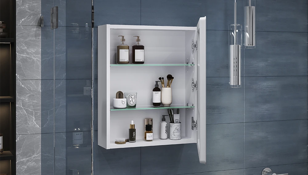 Шкаф навесной Geometry Comfort 500 с зеркалом - фото 5 - VIGO