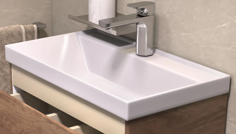 Раковина Classica Slim 60 - фото 5 - VELVEX