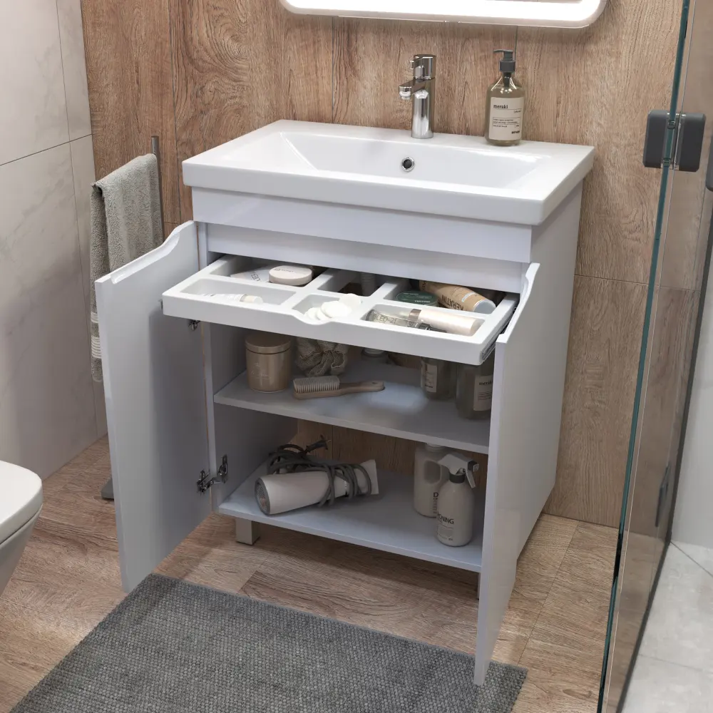 Тумба под раковину Грани 700-2-0 (Como) - фото 2 - VIGO