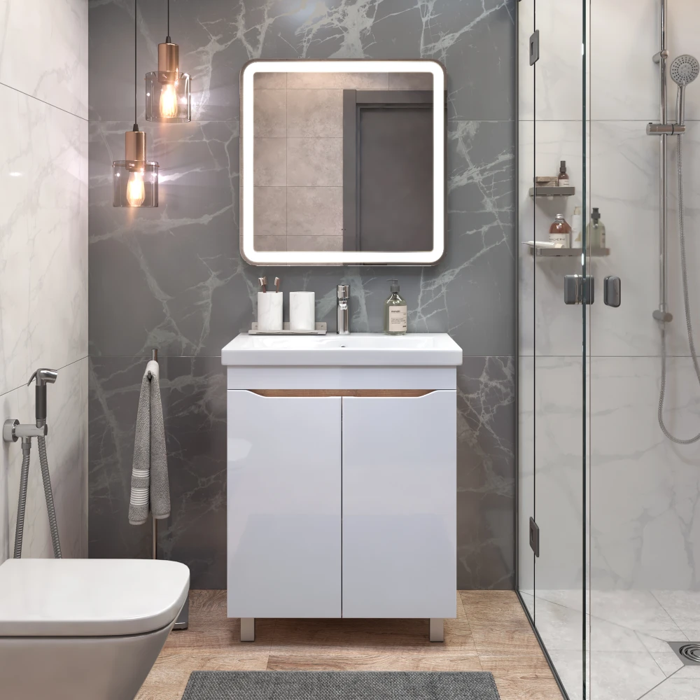 Тумба под раковину Грани 700-2-0 (Como) дуб золотой - фото 4 - VIGO