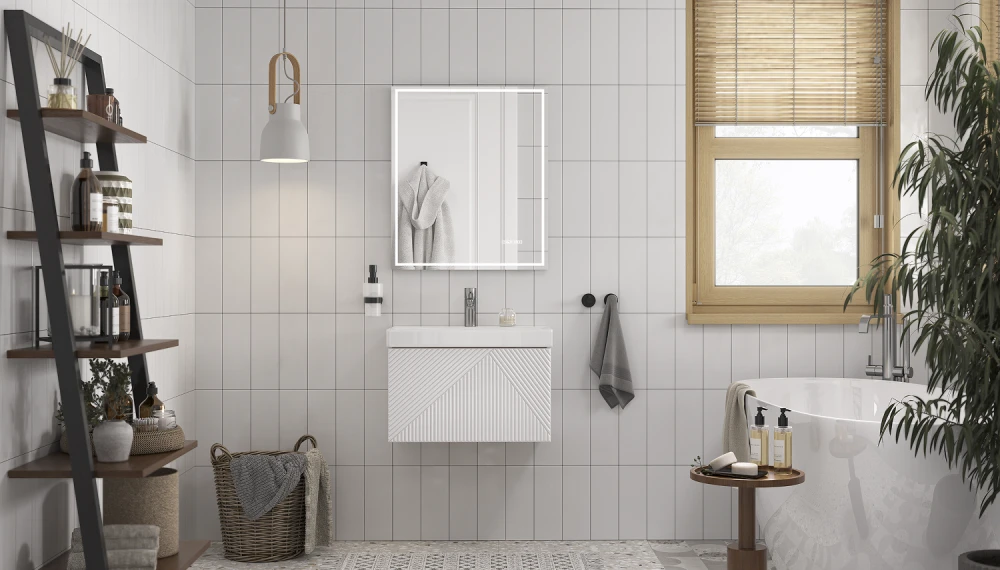 Тумба подвесная EDGE 60.1Y, белый - фото 7 - VELVEX