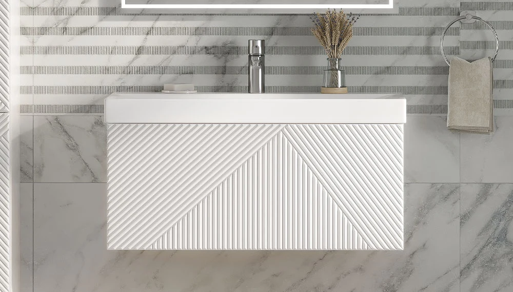 Тумба подвесная EDGE 80.1Y, белый - фото 1 - VELVEX