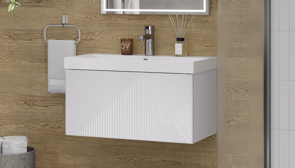 Тумба подвесная EDGE 70.1Y, белый - фото 2 - VELVEX