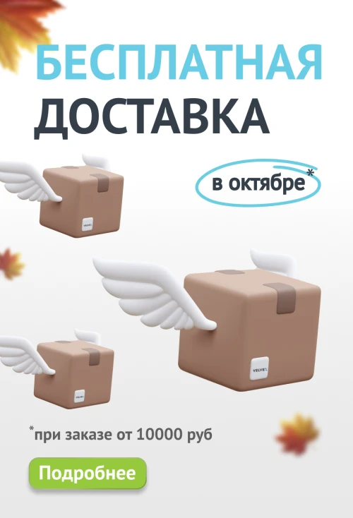Успей воспользоваться бесплатной доставкой в октябре!