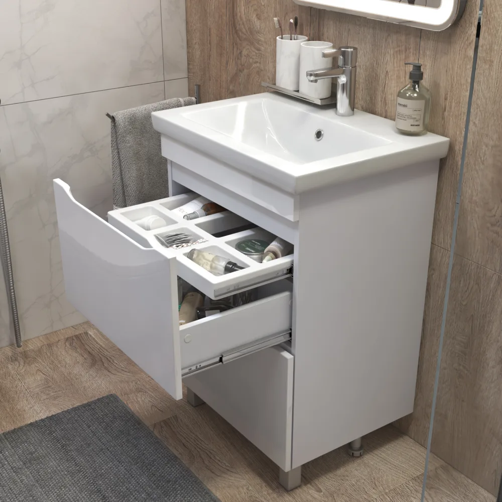 Тумба под раковину Grani 600-0-2 (Como) - фото 4