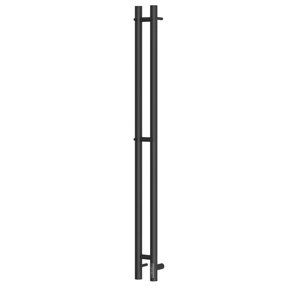Полотенцесушитель электрический Point Деметра PN12812B П3 80x1200 диммер справа, черный - фото 1 - Point