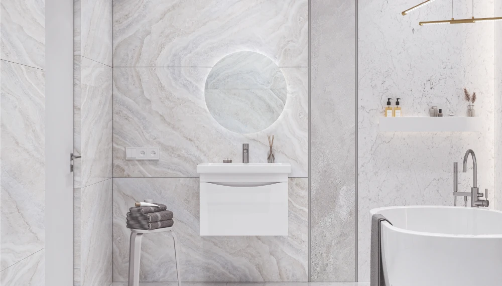 Тумба под раковину Vizo 60.1Y навесная, белый глянец - фото 7 - VELVEX
