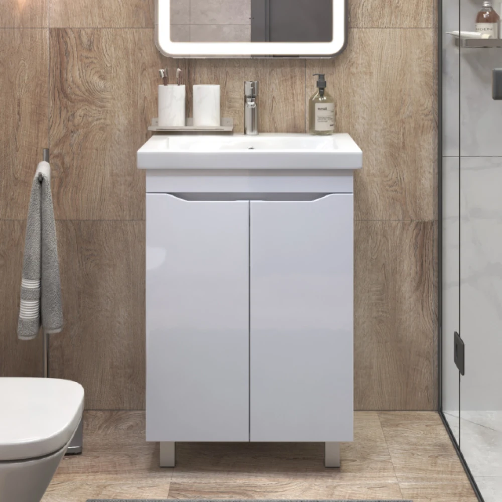 Тумба под раковину Грани 600-2-0 (Como) - фото 1 - VIGO