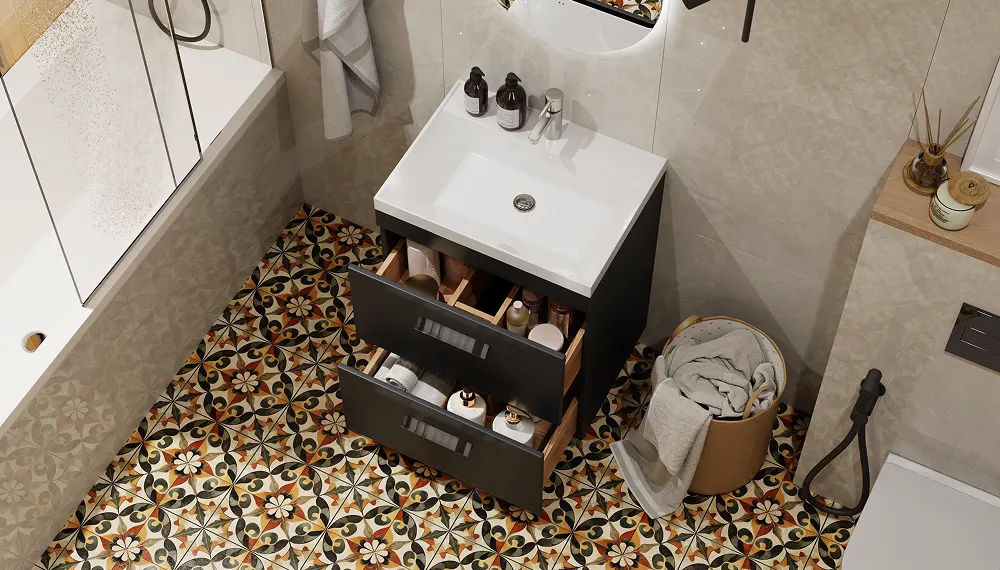 Орландо 60 напольный, графит - фото 6 - VELVEX