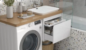  Прачечная в ванной: как организовать зону в ограниченном пространстве