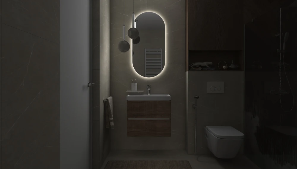 Тумба под раковину навесная Mondi 600-0-2 (Madera Classica Slim) - фото 8 - VELVEX
