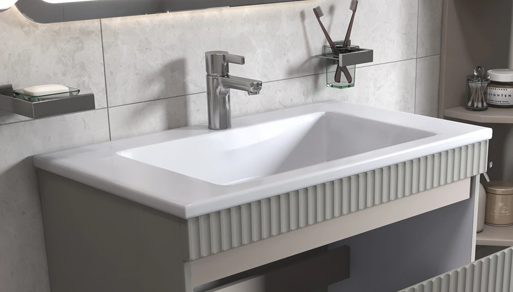 Раковина Modul 80 - фото 5 - VELVEX