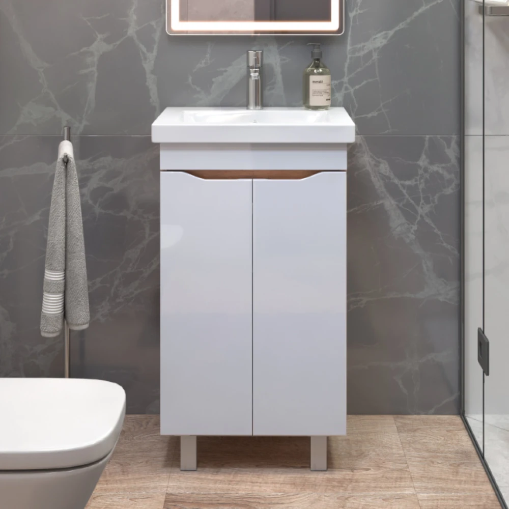 Тумба под раковину Грани 500-2-0 (Como) дуб золотой - фото 1 - VIGO